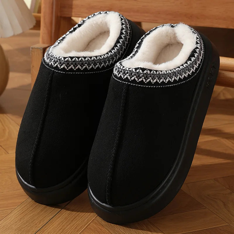 Cloud-Step Plush Slippers