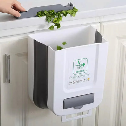 Collapsible Space-Saving Trash Can