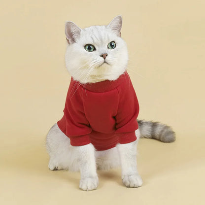 Pet Hoodie Autumn and Winter New Comfortable Breathable Warm Fluffy Dog Clothes Small Dog and Cat Clothes