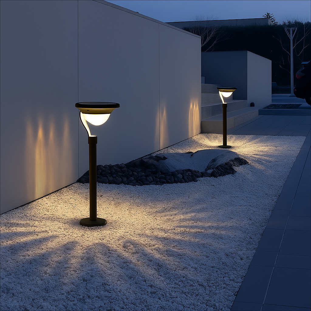 Luzes solares para jardim e caminho - Ilumine seu espaço com eficiência energética