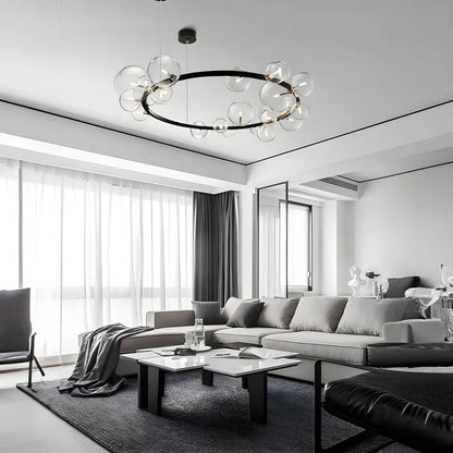 Alyse’s Elegant Ring Chandelier - Stunning Lighting for Your Space