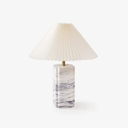 Rica's Elegant Marble Table Lamp - Stylish and Unique Lighting Option