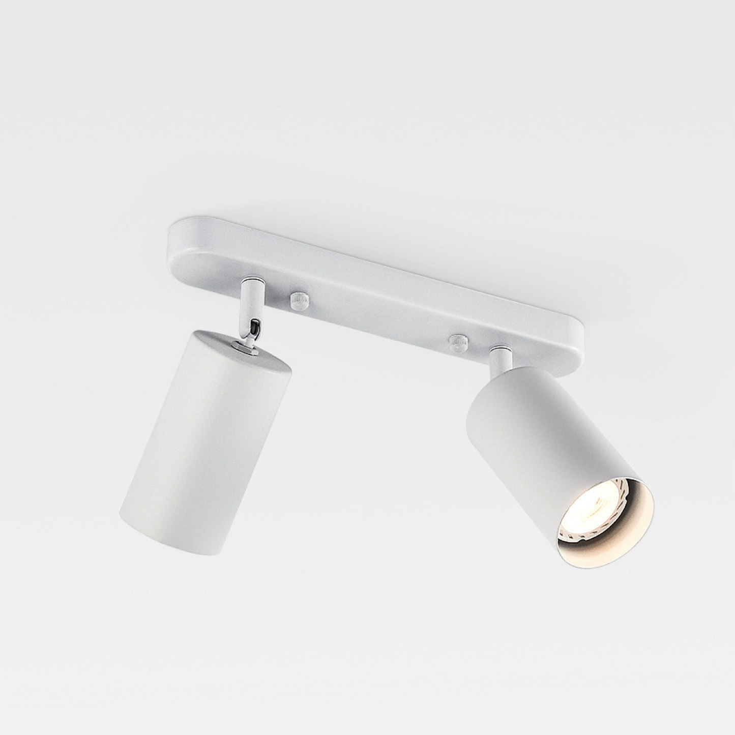 Spotlight de plafond à 2 têtes pivotantes pour un éclairage flexible