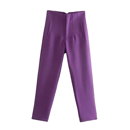 PANTALON À TAILLE HAUTE ARIA