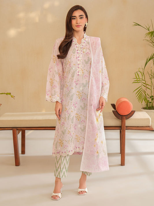 3 Piece Lawn Suit-Embroidered (Unstitched)
