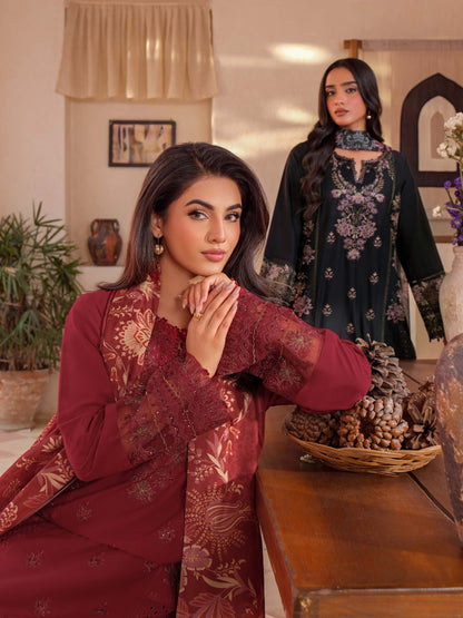 3 Piece Lawn Suit-Embroidered (Unstitched)