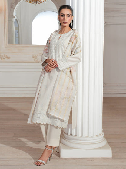3 Piece Lawn Suit-Embroidered (Unstitched)