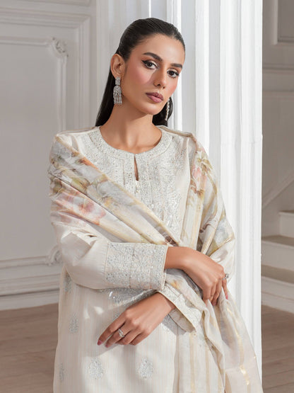 3 Piece Lawn Suit-Embroidered (Unstitched)