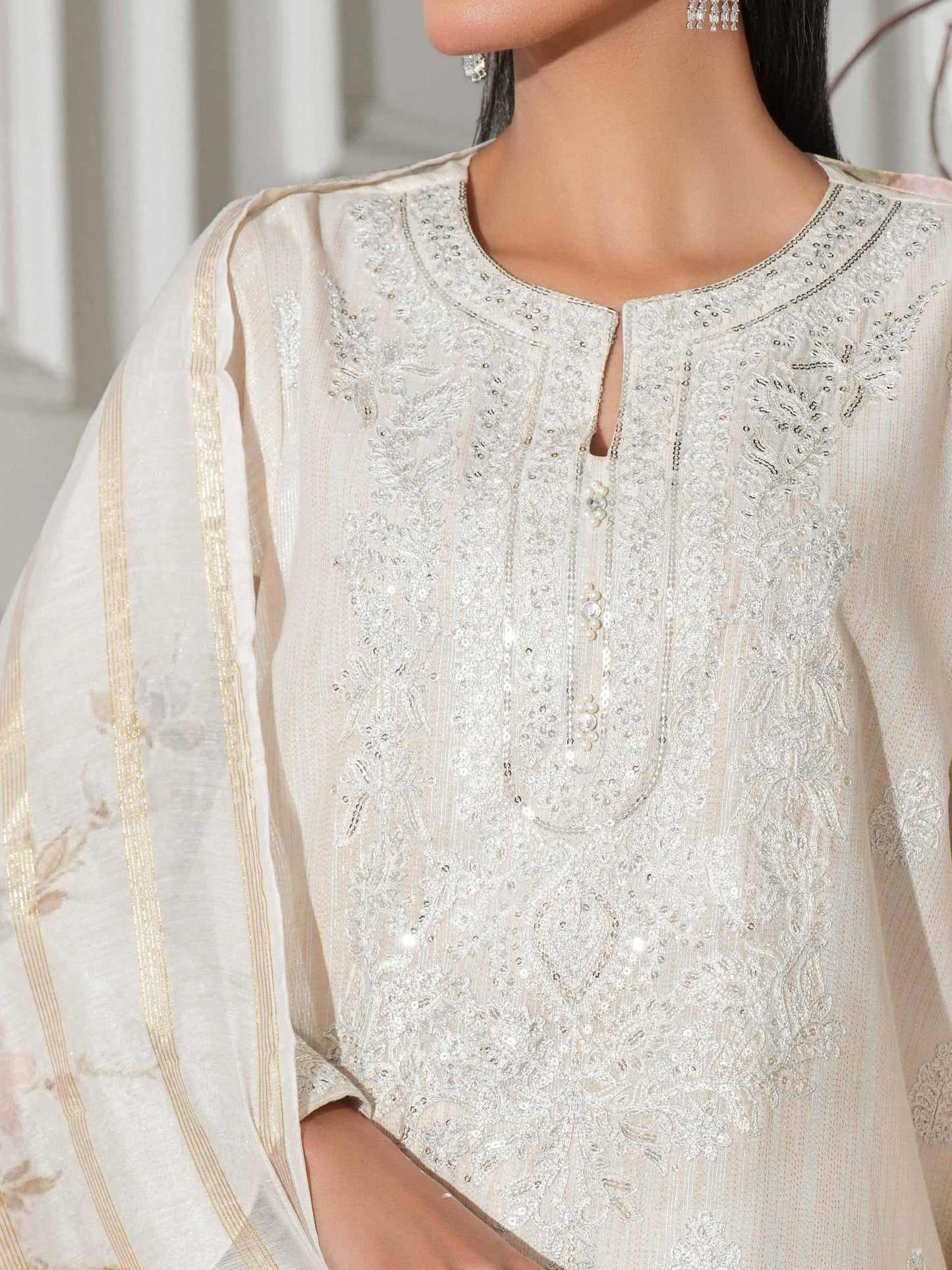 3 Piece Lawn Suit-Embroidered (Unstitched)