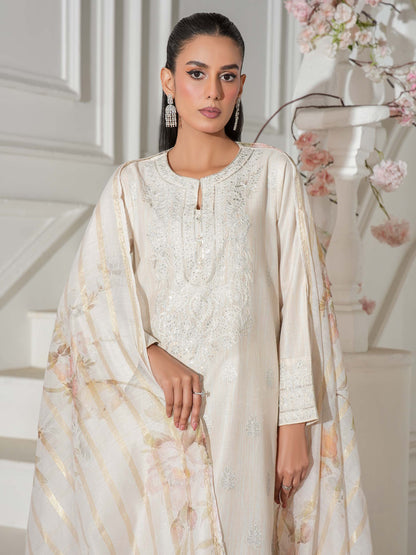3 Piece Lawn Suit-Embroidered (Unstitched)