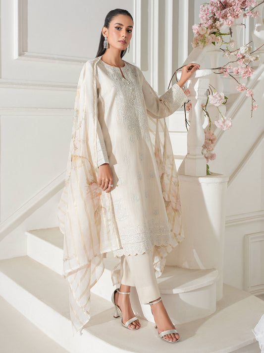 3 Piece Lawn Suit-Embroidered (Unstitched)