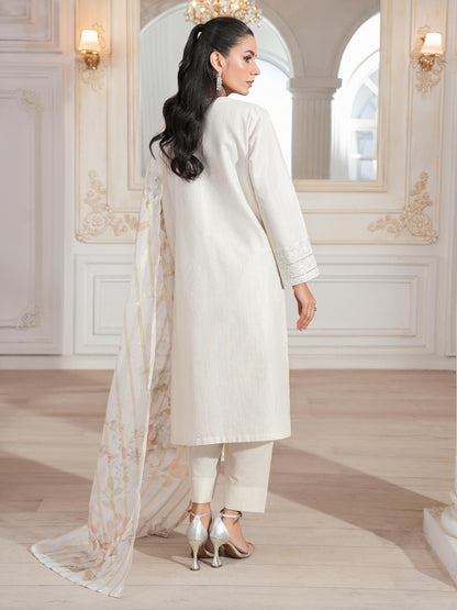 3 Piece Lawn Suit-Embroidered (Unstitched)