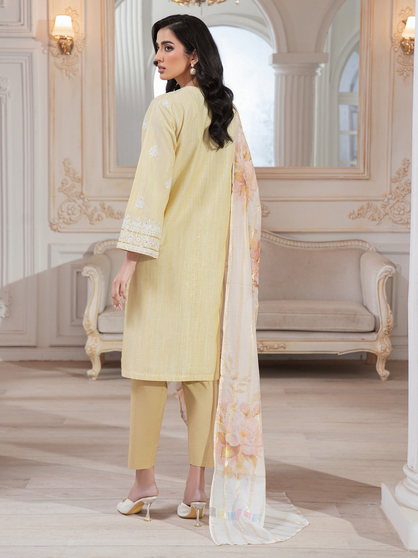 3 Piece Lawn Suit-Embroidered (Unstitched)