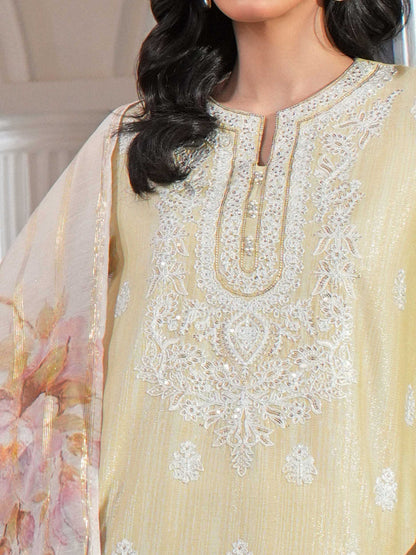 3 Piece Lawn Suit-Embroidered (Unstitched)