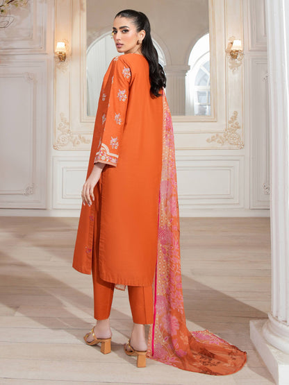 3 Piece Lawn Suit-Embroidered (Unstitched)