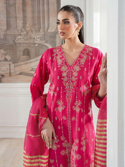 3 Piece Lawn Suit-Embroidered (Unstitched)