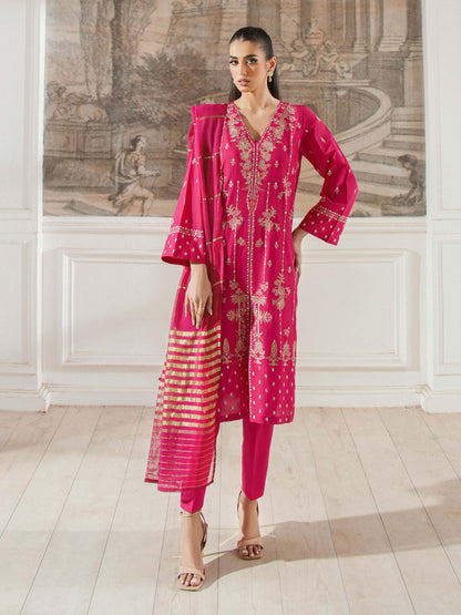 3 Piece Lawn Suit-Embroidered (Unstitched)