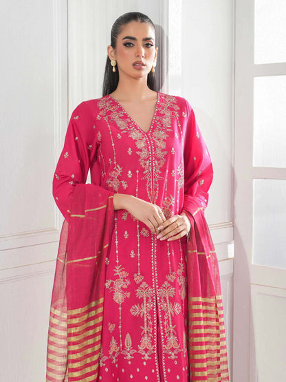 3 Piece Lawn Suit-Embroidered (Unstitched)