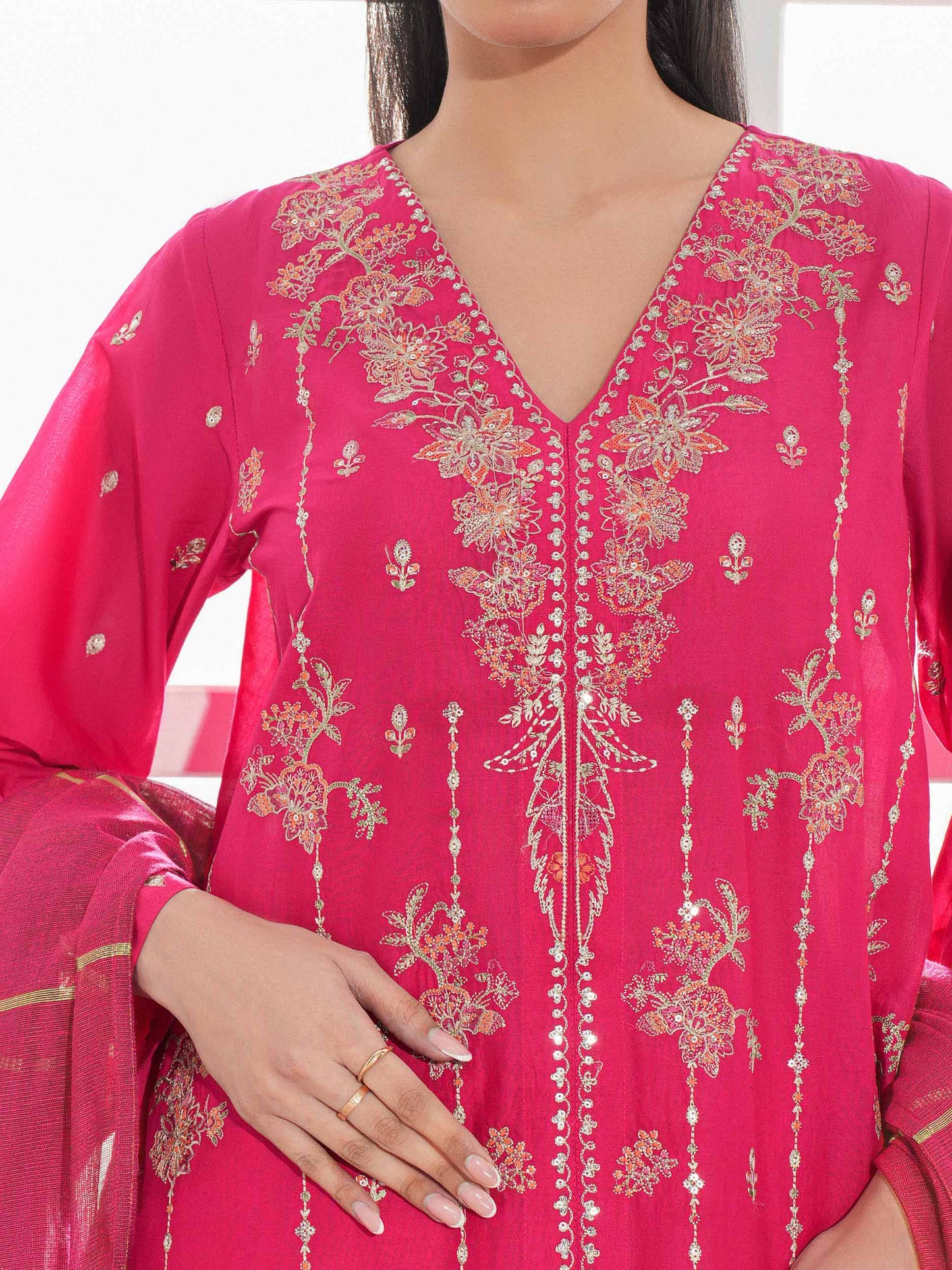 3 Piece Lawn Suit-Embroidered (Unstitched)