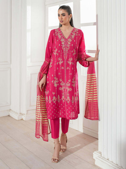 3 Piece Lawn Suit-Embroidered (Unstitched)