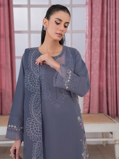 3 Piece Lawn Suit-Embroidered (Unstitched)