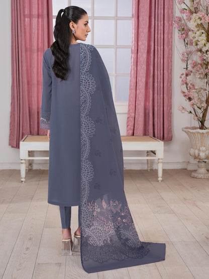 3 Piece Lawn Suit-Embroidered (Unstitched)