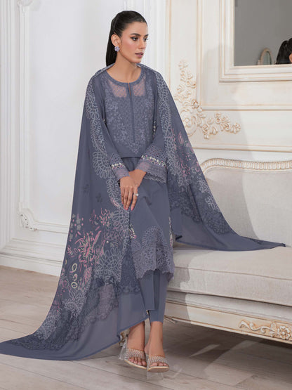 3 Piece Lawn Suit-Embroidered (Unstitched)