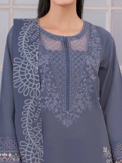 3 Piece Lawn Suit-Embroidered (Unstitched)