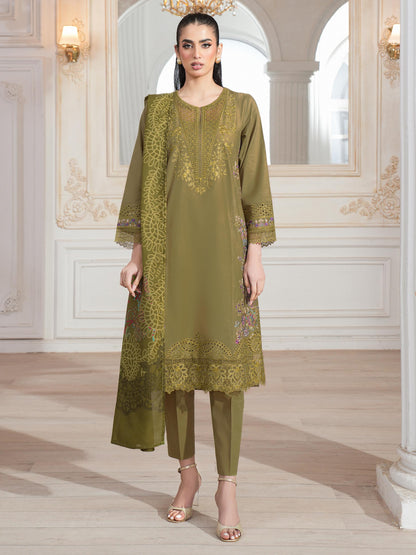 3 Piece Lawn Suit-Embroidered (Unstitched)