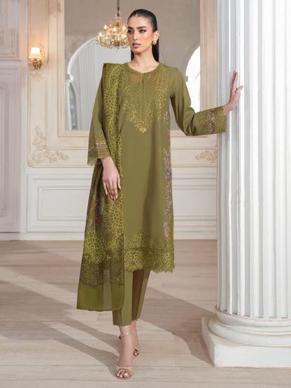 3 Piece Lawn Suit-Embroidered (Unstitched)