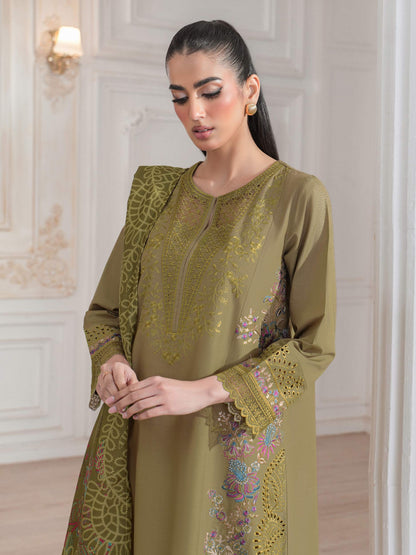 3 Piece Lawn Suit-Embroidered (Unstitched)