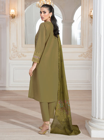 3 Piece Lawn Suit-Embroidered (Unstitched)