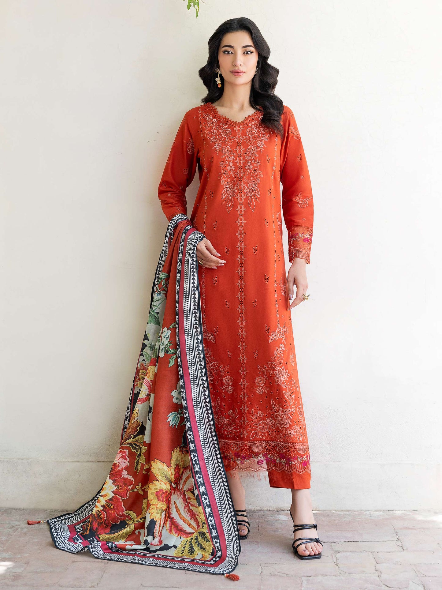 3 Piece Lawn Suit-Embroidered (Unstitched)