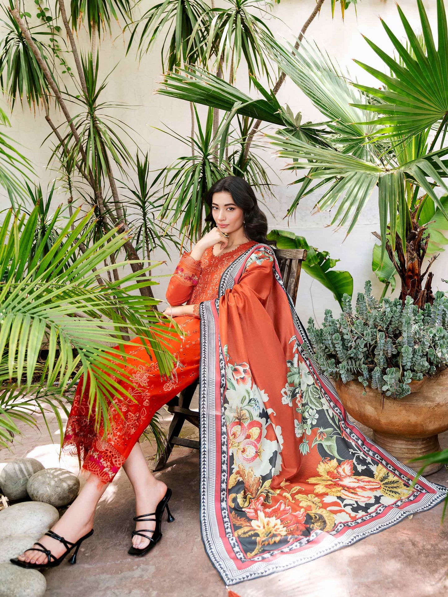3 Piece Lawn Suit-Embroidered (Unstitched)
