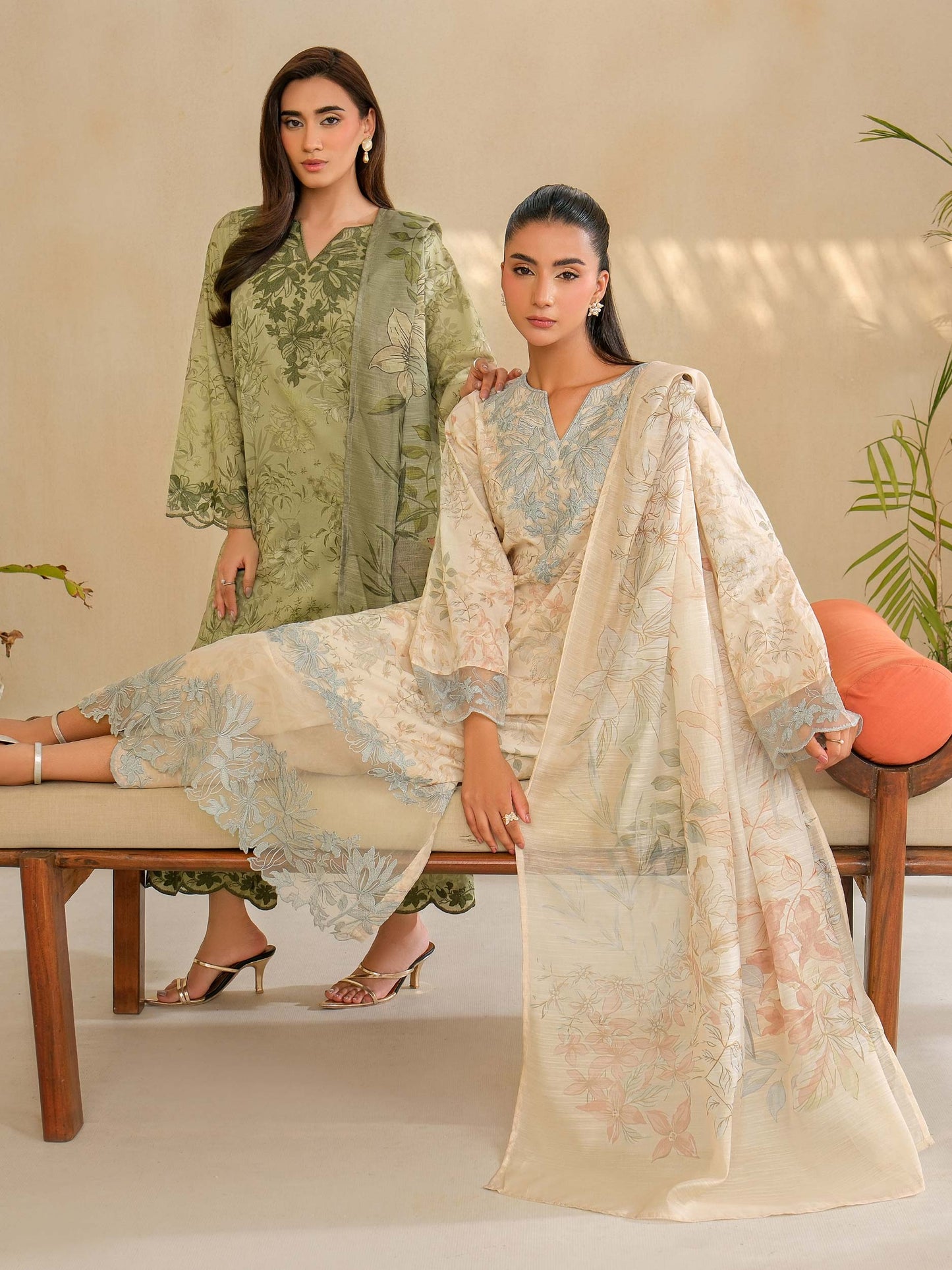 3 Piece Lawn Suit-Embroidered (Unstitched)