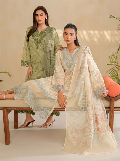 3 Piece Lawn Suit-Embroidered (Unstitched)