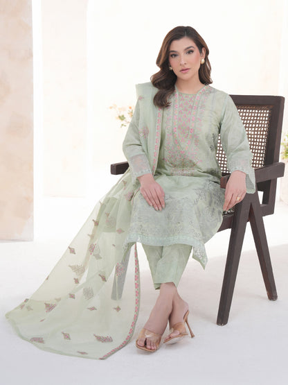 3 Piece Lawn Suit-Embroidered (Unstitched)
