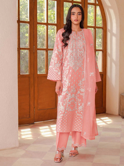 3 Piece Lawn Suit-Embroidered (Unstitched)