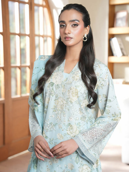 3 Piece Lawn Suit-Embroidered (Unstitched)
