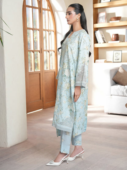 3 Piece Lawn Suit-Embroidered (Unstitched)