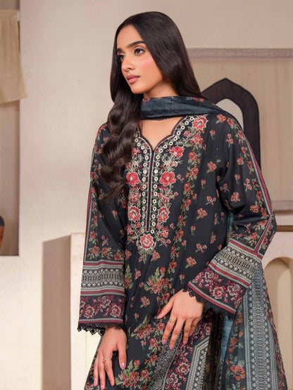 3 Piece Lawn Suit-Embroidered (Unstitched)