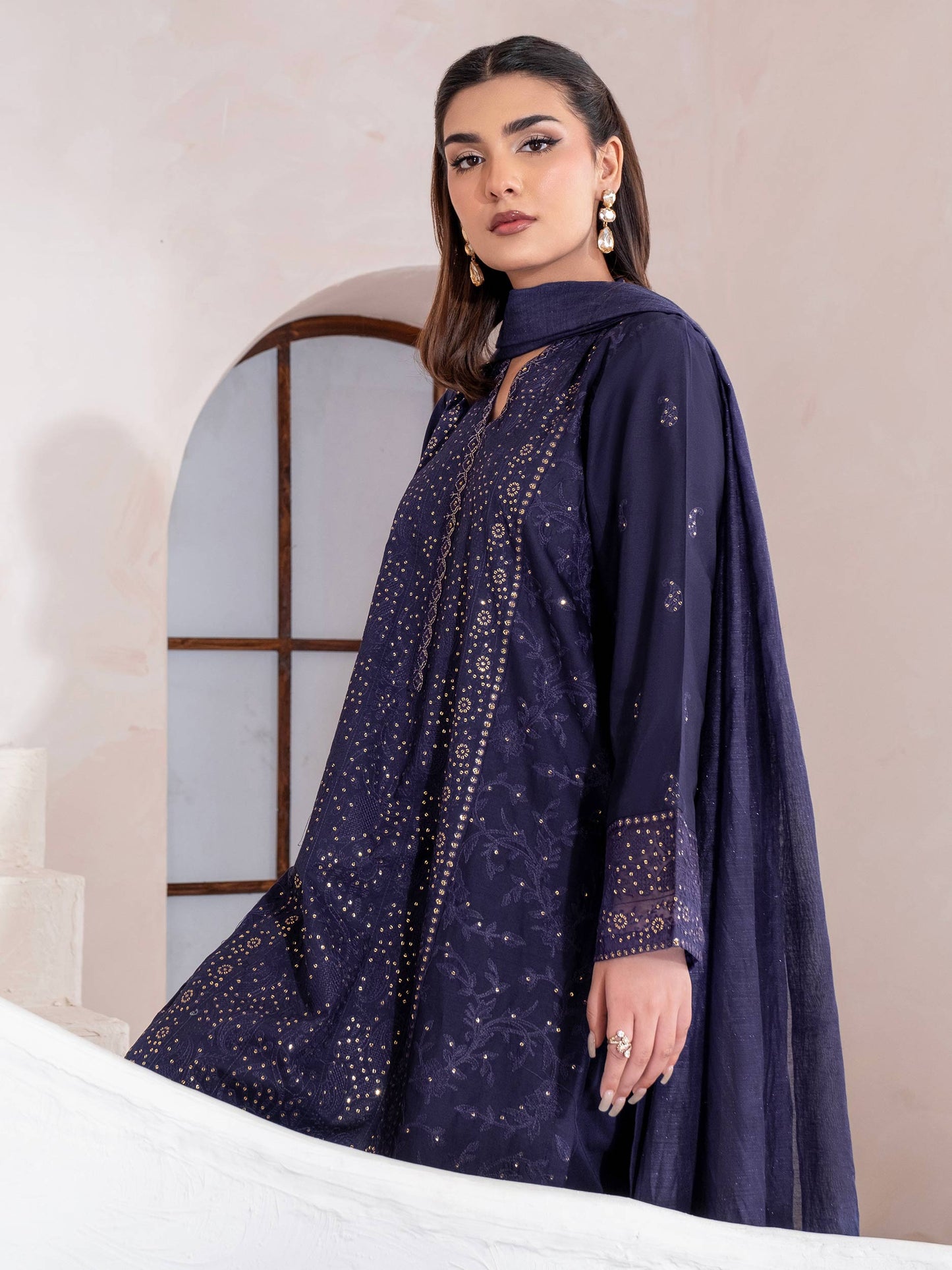 3 Piece Lawn Suit-Embroidered (Unstitched)