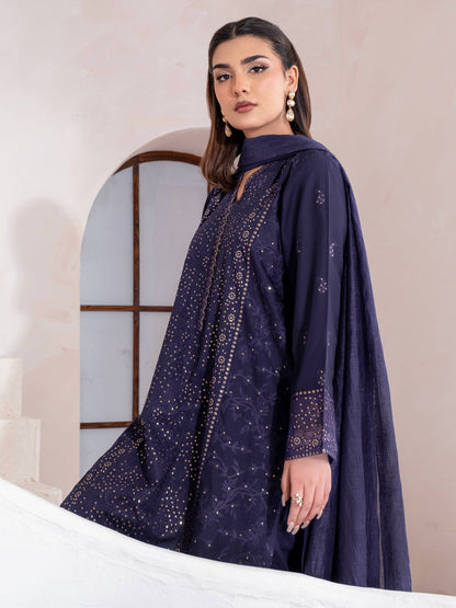 3 Piece Lawn Suit-Embroidered (Unstitched)