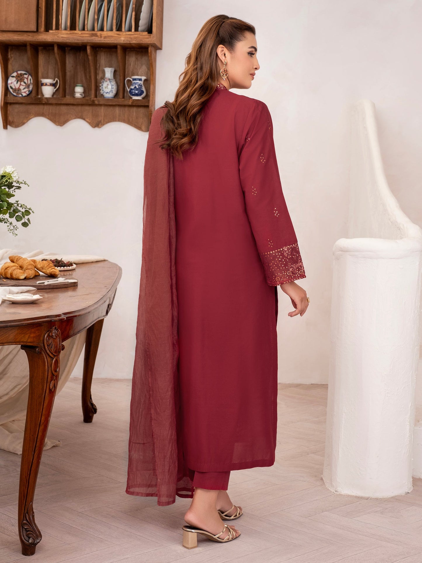 3 Piece Lawn Suit-Embroidered (Unstitched)