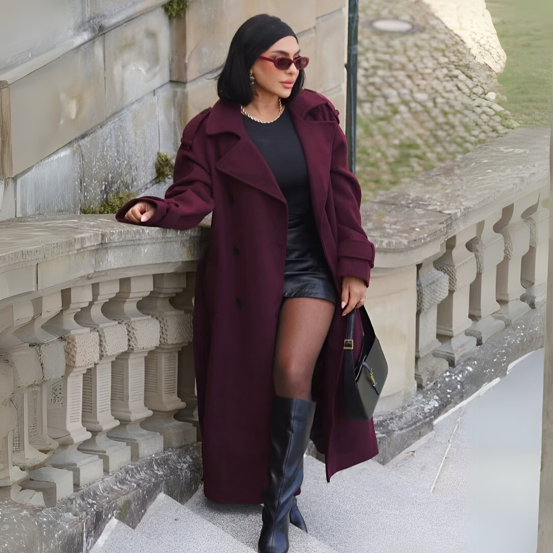 MIA | MANTEAU BOURGOGNE