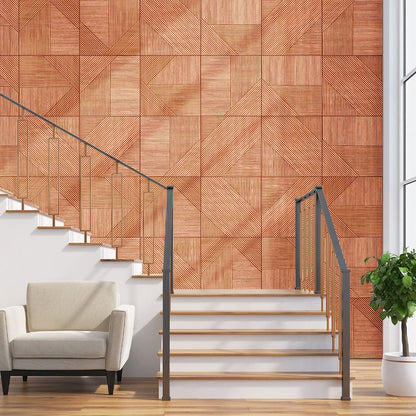 Euclid Wooden Wall Panel — Modern Geometric Accent for Your Walls
