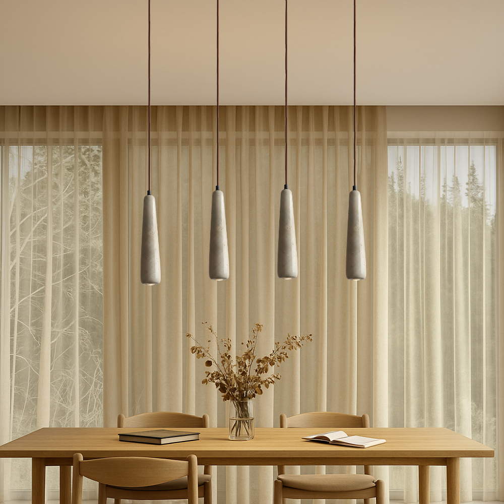 | Modern Pencil-Shaped Pendant Light for Elegant Home Decor