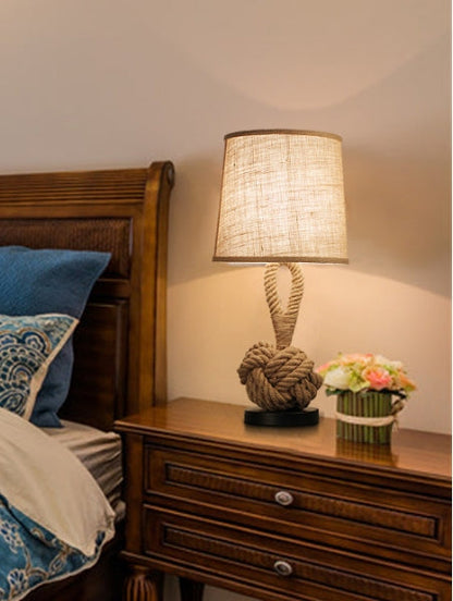 Vintage Twine Desk Lamp