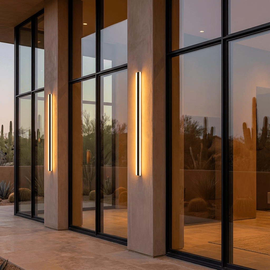 Stripe Lined LED Wall Light