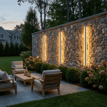 Stripe Lined LED Wall Light